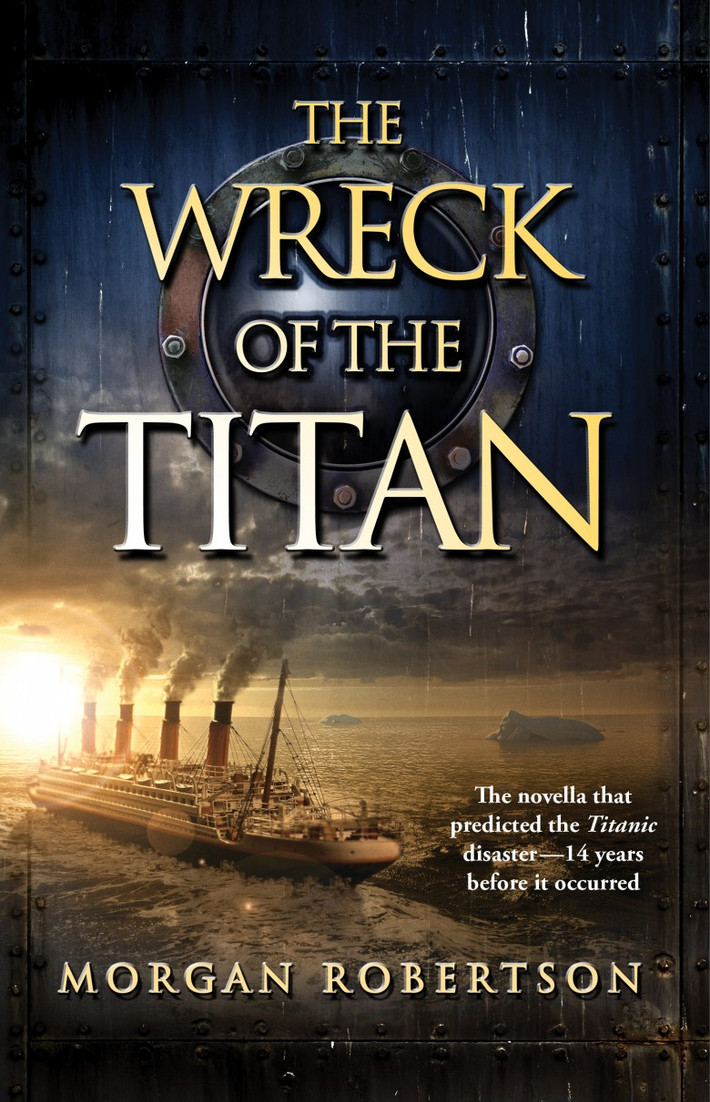 14 năm trước (tức năm 1898) khi xảy ra vụ chìm tàu Titanic, tác giả Morgan Robertson đã ra cho ra đời cuốn sách Futility (tạm dịch: Vụ chìm tàu Titan). Điều đáng nói, con tàu trong truyện này tên Titan đã đâm trúng vào một tảng băng vào một ngày tháng 4 và sau đó chìm xuống biển. Tình tiết này trùng khớp với vụ tàu Titanic.