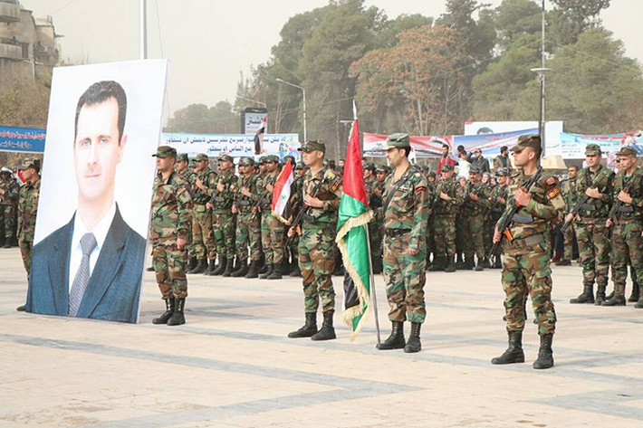 Trong cuộc chiến ở Syria, thành phố Aleppo là một trong những chiến trường trọng điểm nhất khi tất cả các bên đều muốn nắm thành phố này. Tuy nhiên chiến thắng cuối cùng lại thuộc về quân chính phủ Syria dưới sự giúp đỡ của người Nga. Nguồn ảnh: SANA.