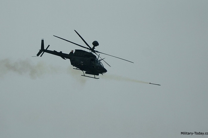 Năm 2016, dòng OH-59D đã được thay thế bằng OH-58F hiện đại hơn.