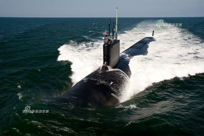 Tàu ngầm USS Illinois có khả năng hoạt động với tầm xa không giới hạn và hoạt động liên tục tới 33 năm trước khi cần phải tái nạp nhiên liệu. Nguồn ảnh: Sina.