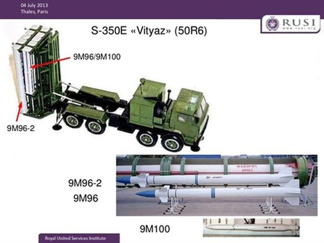 Toàn bộ tổ hợp chiến đấu của Vityaz bao gồm 1 trạm điều khiển bắn có trang bị radar cảnh giới và bắt bám máy bay hay tên lửa địch đi kèm 3 xe phóng tên lửa và các xe tiếp đạn. Ảnh: Military.