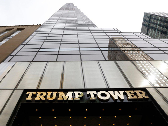 Gia đình ông Trump từng sống trong căn penthouse giá 57 triệu USD tại tòa nhà Trump Tower ở New York trước khi chuyển tới Nhà Trắng. Ảnh: AP.
