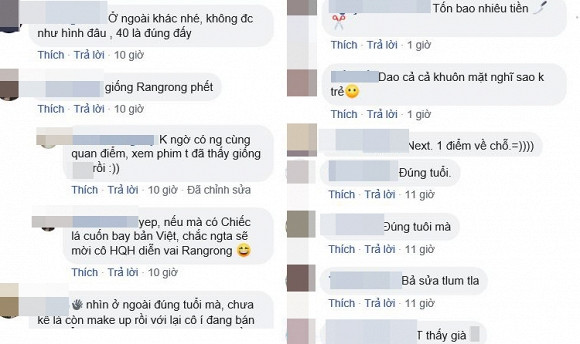 Nhiều dân mạng cho rằng ngoài đời Hồ Quỳnh Hương, trông đúng với tuổi 38. Hơn nữa, fan cho rằng nữ ca sĩ đã nhiều lần phẫu thuật thẩm mỹ nên không phù hợp đứng trong danh sách này. Nhưng cách đây không lâu, Hồ Quỳnh Hương cho rằng ở thời điểm mà mọi người cho rằng cô "dao kéo nát mặt" sự thực không phải vậy. Nguyên nhân được nữ ca sĩ xác nhận là do tác hại của việc dùng phải mỹ phẩm dởm.