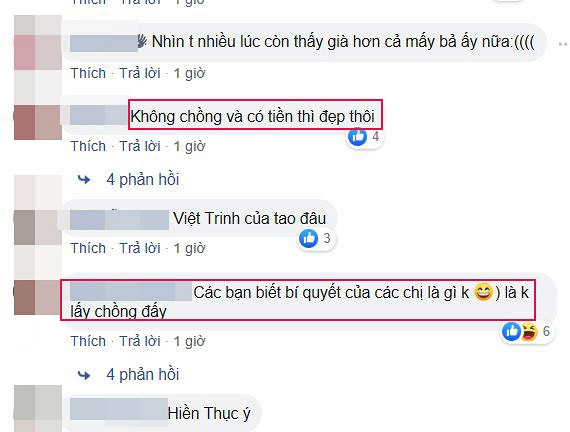 Dân mạng cho rằng bí quyết giúp mỹ nhân Việt trẻ lâu là.... không lấy chồng.