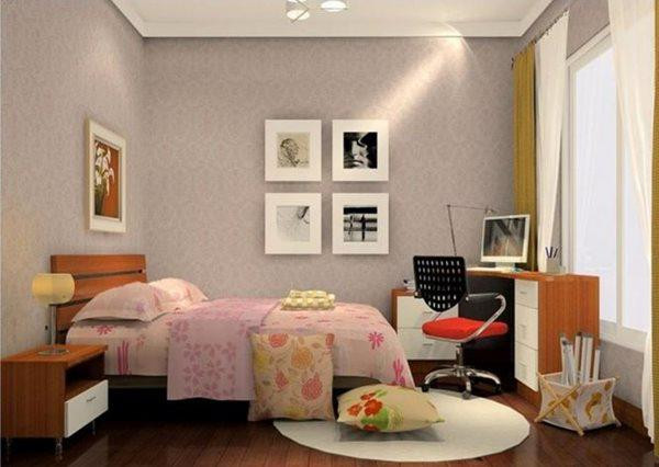 Phòng khách với nội thất và các chi tiết đơn giản.