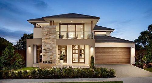 Biệt thự 2 tầng xinh xắn và hiện đại.