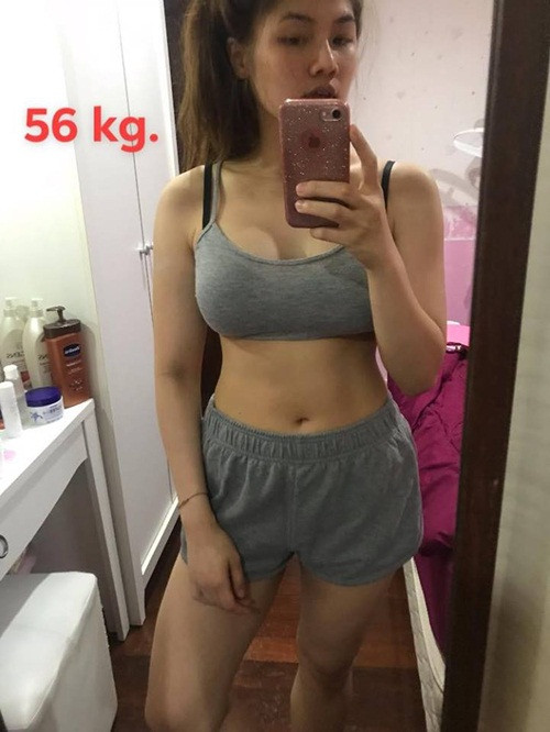 Maimai cũng ý thức được cân nặng của mình không ổn, cô cũng thử uống thuốc giảm cân nhưng hiệu quả không rõ rệt. Dần dần, cô gái trẻ không dám ra ngoài đường, sợ mọi người nhìn kỳ thị rồi chỉ trỏ, bàn tán. Cuối cùng, cảm thấy không thể sống một cuộc sống tăm tối như thế, Maimai quyết tâm giảm cân. Trong vòng 4 tháng liên tục, Maimai thực hiện chế độ ăn uống lành mạnh, ngủ đủ giấc, kết hợp với tập luyện đều đặn. Đặc biệt, Maimai kiên quyết nói không với rượu, các đồ uống có cồn và có ga. Thi thoảng, để thưởng cho nỗ lực của mình, Maimai sẽ ăn, uống đồ ngọt nhưng chỉ là nước dừa hoặc trái cây.