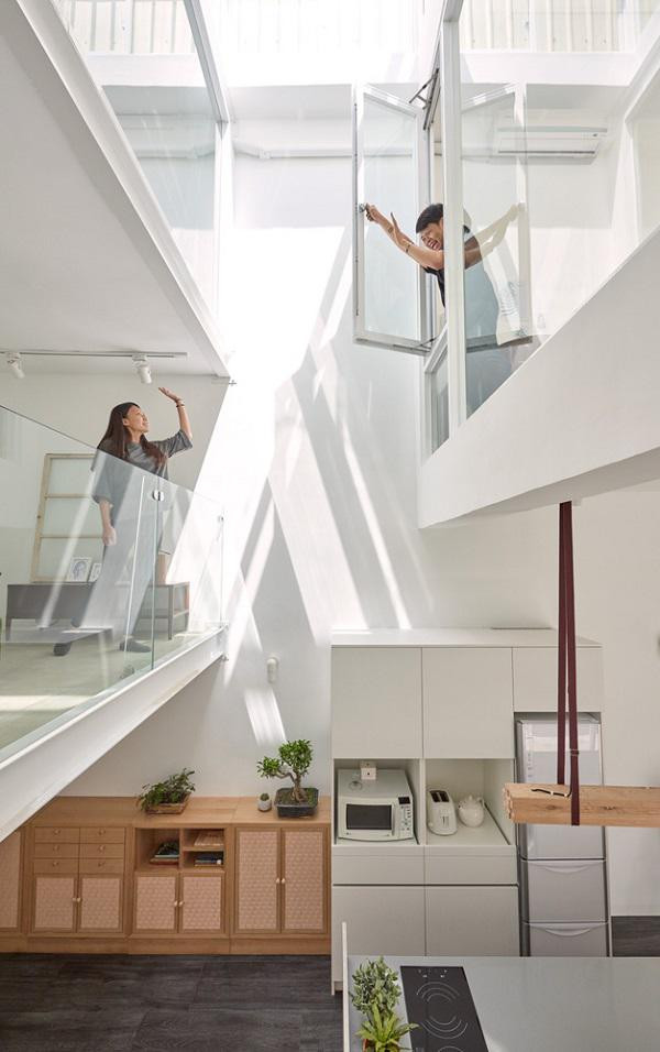Đây cũng là điểm sáng tạo khiến cho ngôi nhà trở thành một trong số những thiết kế tuyệt vời nhất của kiến trúc sư Hào.