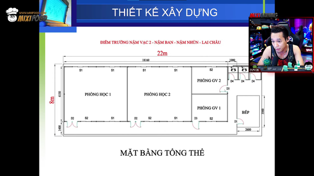 Độ Mixi cũng không ngần ngại chia sẻ những thông tin về dự án thiện nguyện.