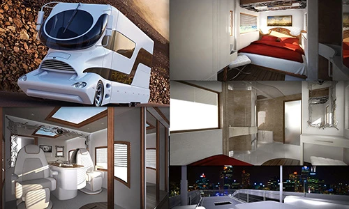 Mê mẩn nội thất những ngôi nhà di động đắt nhất thế giới