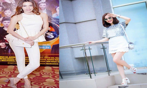 Sao Việt sành điệu với mẫu giày đế khối đang hot