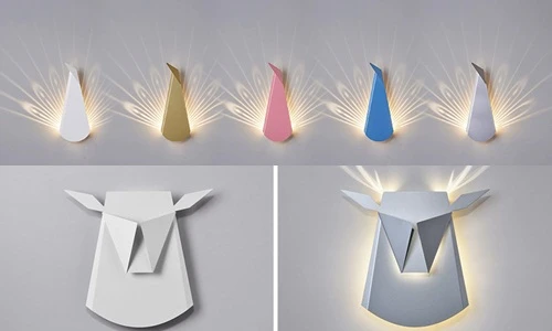 Ý tưởng làm đèn tường trang trí hình chim công tuyệt đẹp