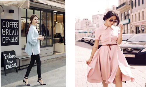 Bí quyết mặc đồ rộng nhưng vẫn điệu đà, cuốn hút 