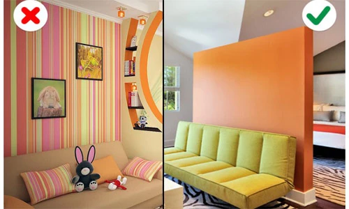 10 sai lầm phổ biến khi phối màu nội thất trong nhà 