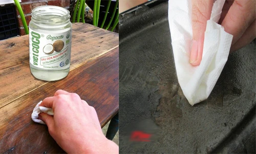 Bất ngờ với những mẹo làm sạch cực hay từ dầu dừa