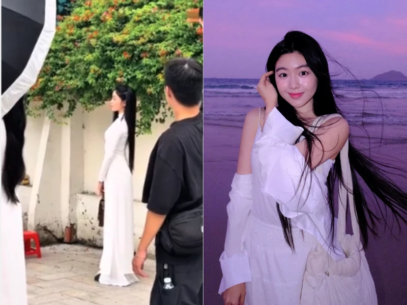 Lọ Lem xinh đẹp thu hút khách Tây dừng chân chụp ảnh