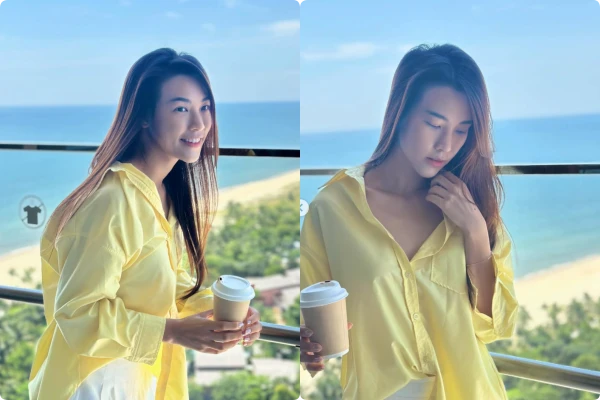 MC Hoàng Oanh thăng hạng nhan sắc, gợi cảm hơn khi có bạn trai mới