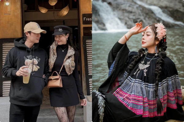 Hot face sao Việt: Vợ chồng Đăng Khôi lên đồ đồng điệu dạo chơi Hà Nội