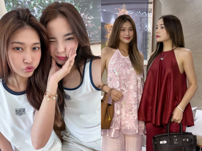 Kỳ Duyên - Thiên Ân gây sốt với gu thời trang đồng điệu mỗi lần xuất hiện