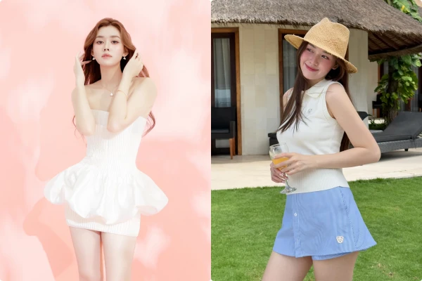 Á hậu Tường San gây thương nhớ với váy ngắn khoe chân dài