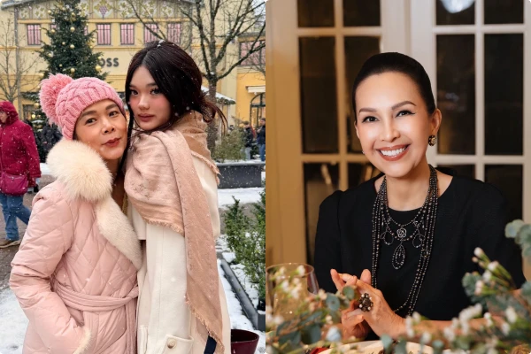 Hot face sao Việt: Mỹ Lệ cùng con gái chụp ảnh giữa trời tuyết ở Đức