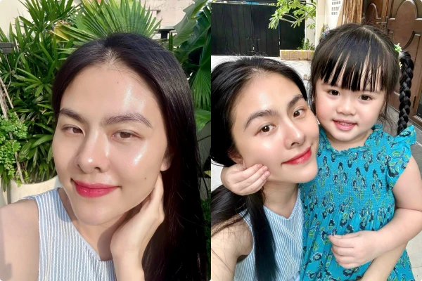 Mẹ bốn con Vân Trang khoe làn da căng bóng khiến fan trầm trồ