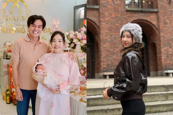 Hot face sao Việt: Vợ chồng Cao Minh Đạt tổ chức tiệc đầy tháng cho con gái