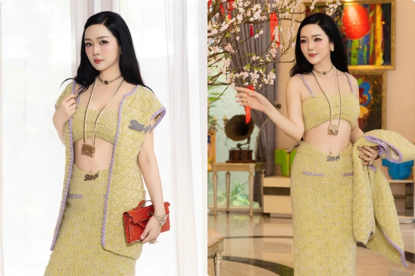 Giáng My gây sốt với eo thon sau giảm 3 kg, U60 vẫn đỉnh cao nhan sắc