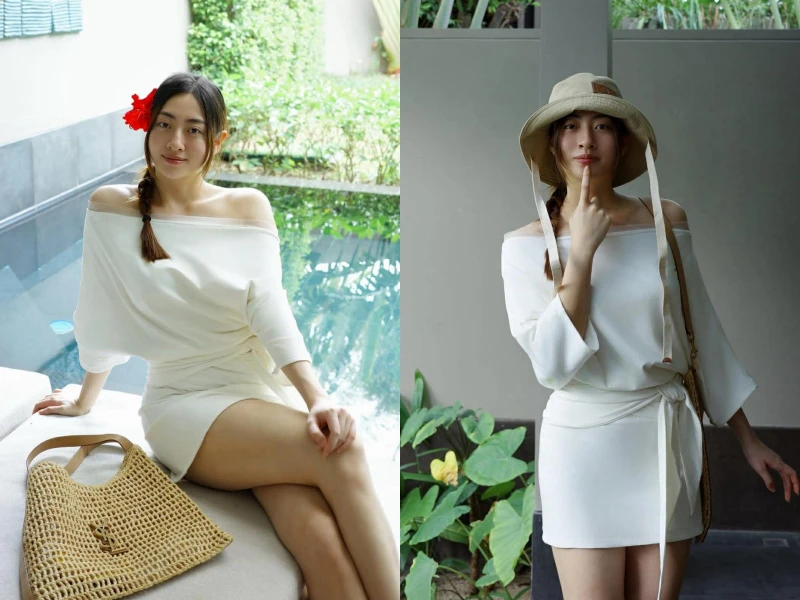 Lương Thùy Linh khoe dáng chuẩn 'vàng' trong kỳ nghỉ Phú Quốc cận Tết