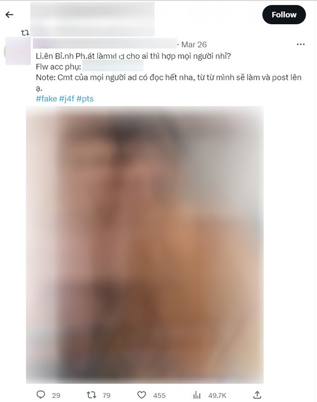Sơn Tùng M-TP, Ninh Dương Lan Ngọc bị tạo ảnh deepfake đồi trụy - Hình 2 Son Tung M-TP, Ninh Duong Lan Ngoc bi tao anh deepfake doi truy-Hinh-2