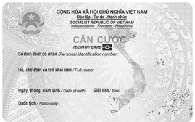 Mẫu thẻ căn cước, giấy chứng nhận căn cước được cấp từ ngày 1/7 - Hình 2 Mau the can cuoc, giay chung nhan can cuoc duoc cap tu ngay 1/7-Hinh-2