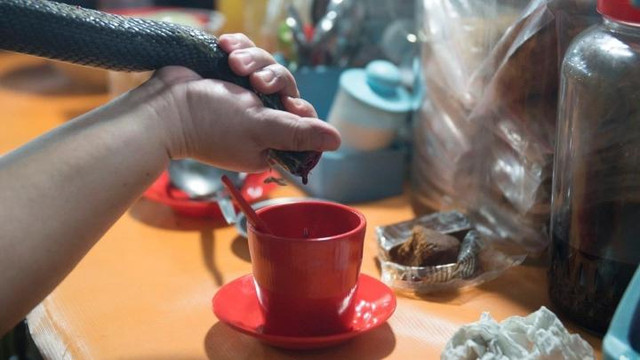 Chuồn chuồn rán giòn, tiết canh rắn và nhiều món Indonesia độc lạ - Hình 2 Chuon chuon ran gion, tiet canh ran va nhieu mon Indonesia doc la-Hinh-2