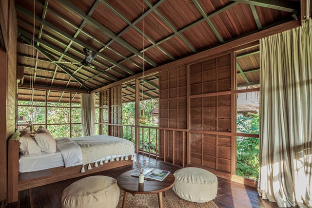 Ấn tượng vẻ đẹp xanh mát của ngôi nhà trên cây ở Bali - Hình 9 An tuong ve dep xanh mat cua ngoi nha tren cay o Bali-Hinh-9