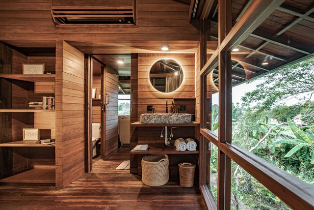 Ấn tượng vẻ đẹp xanh mát của ngôi nhà trên cây ở Bali - Hình 5 An tuong ve dep xanh mat cua ngoi nha tren cay o Bali-Hinh-5
