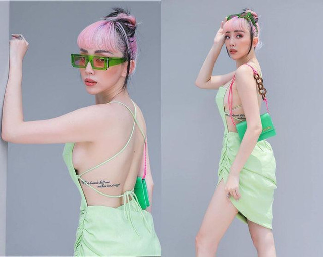 Quỳnh Nga gây bão với khoảnh khắc khoe lưng ong quyến rũ - Hình 10 Quynh Nga gay bao voi khoanh khac khoe lung ong quyen ru-Hinh-10