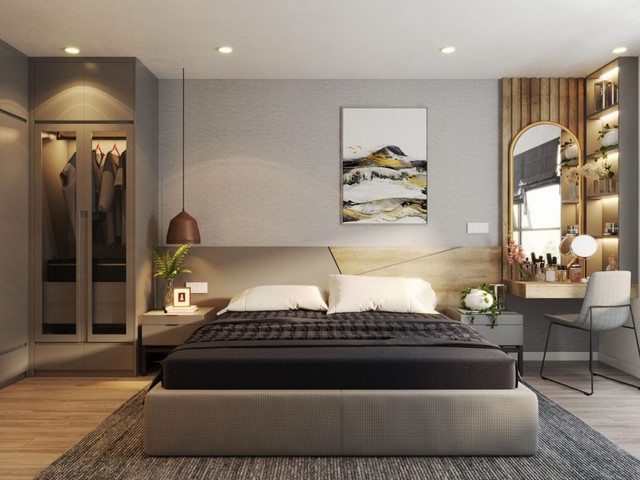 Bố trí nội thất căn hộ 78m2 cho gia đình 4 người - Hình 6 Bo tri noi that can ho 78m2 cho gia dinh 4 nguoi-Hinh-6