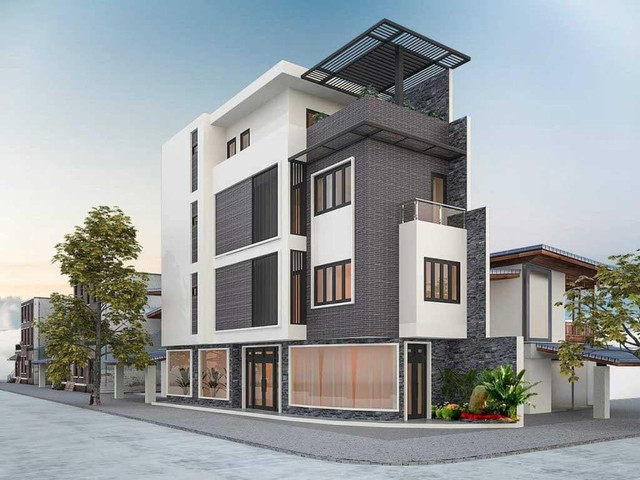 Mẫu nhà ống 4 tầng thiết kế đa dạng, cuộc sống tiện nghi như khách sạn - Hình 2 Mau nha ong 4 tang thiet ke da dang, cuoc song tien nghi nhu khach san-Hinh-2