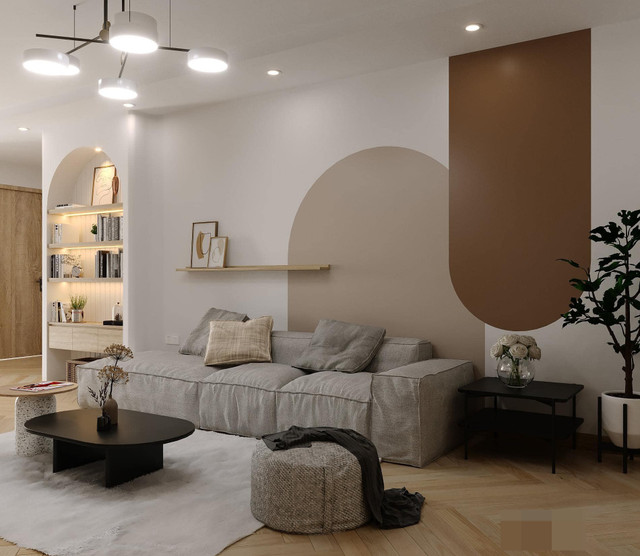 Mẹo sử dụng màu nhạt cho căn hộ chung cư rộng hơn nhưng không đơn điệu - Hình 3 Meo su dung mau nhat cho can ho chung cu rong hon nhung khong don dieu-Hinh-3