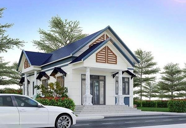 Nhà cấp 4 mái Thái 3 phòng ngủ đẹp như mơ, ai cũng ước ao Nha cap 4 mai Thai 3 phong ngu dep nhu mo, ai cung uoc ao