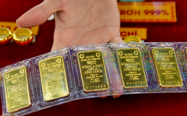 Hôm nay, Ngân hàng Nhà nước đấu thầu 16.800 lượng vàng miếng Hom nay, Ngan hang Nha nuoc dau thau 16.800 luong vang mieng