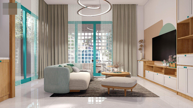 Nhà phố nghệ thuật, cầu thang uốn lượn như sóng, nội thất thu hút mọi ánh nhìn - Hình 8 Nha pho nghe thuat, cau thang uon luon nhu song, noi that thu hut moi anh nhin-Hinh-8