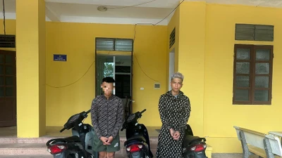 Bắt hai đối tượng gây ra 20 vụ trộm cắp xe máy ở Nghệ An