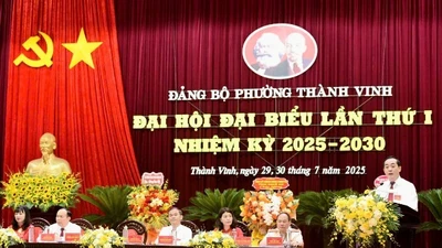 Đại hội phường đầu tiên ở Nghệ An sau khi thực hiện chính quyền 2 cấp