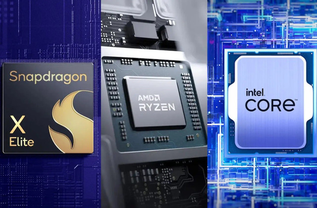 Intel Core Ultra, AMD Ryzen AI, Qualcomm Snapdragon X là 3 nền tảng phần cứng chính dành cho laptop AI. 2-cpu-nen-tang-chinh.jpg
