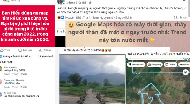 Đa dạng cảm xúc với trend "tìm về quá khứ" với Google Maps Streets View. Ảnh: Tuệ Minh map.png