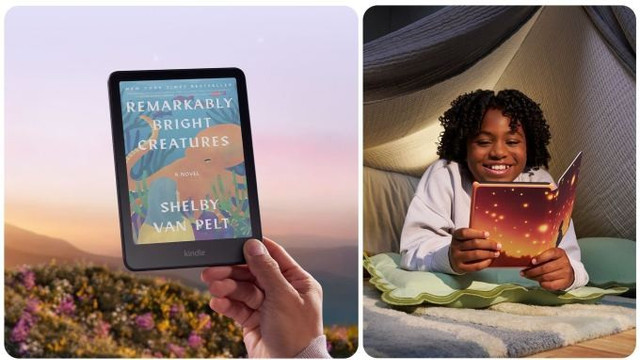 Phiên bản dành cho trẻ em có thêm gói Amazon Kids+ và tùy chọn vỏ bìa. Ảnh: Amazon Phiên bản dành cho trẻ em có thêm gói Amazon Kids+ và tùy chọn vỏ bìa. Ảnh: Amazon