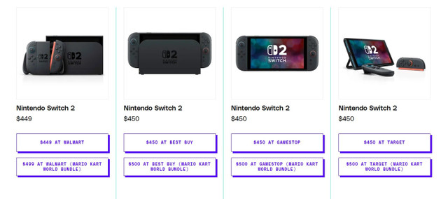 Có 4 trang bán hàng trực tuyến xác nhận có bán Nitendo Switch 2 trong ngày 5/6/2025. nitendo.jpg