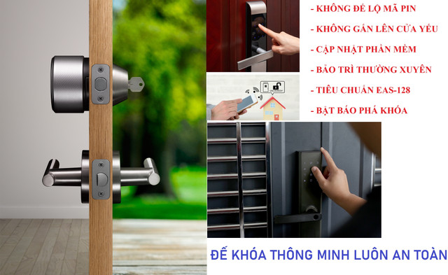 Luôn chú ý các điều kiện an toàn để khóa thông minh phát huy tác dụng bảo vệ tối đa. khoa-thong-minh-2.jpg