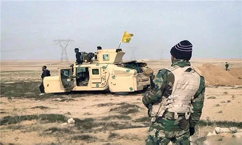 Ảnh: Chiến binh Nujaba truy quét khủng bố ở Salahuddin