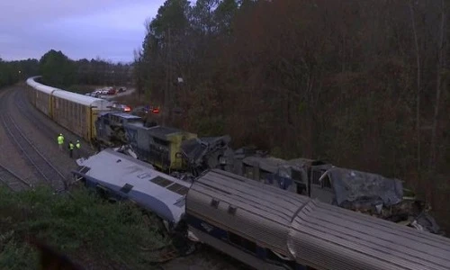 Hiện trường tàu hỏa đâm nhau ở Mỹ, hơn 70 người thương vong